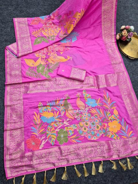 Akshara banarasi khadi silk saree wholesale market